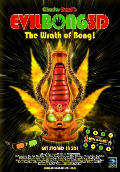 Evil Bong 3-D: The Wrath of Bong 30x40 Poster - Posters and Prints