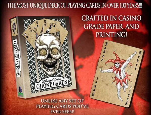 Haunted Casinos Ghost Cards (52 Card Poker Deck plus Jokers) - Brands and Franchises