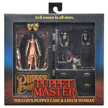 Load image into Gallery viewer, Puppet Master - 7&quot; Scale Action Figure - Leech Woman and Toulon&#39;s Puppet Case 2-Pack
