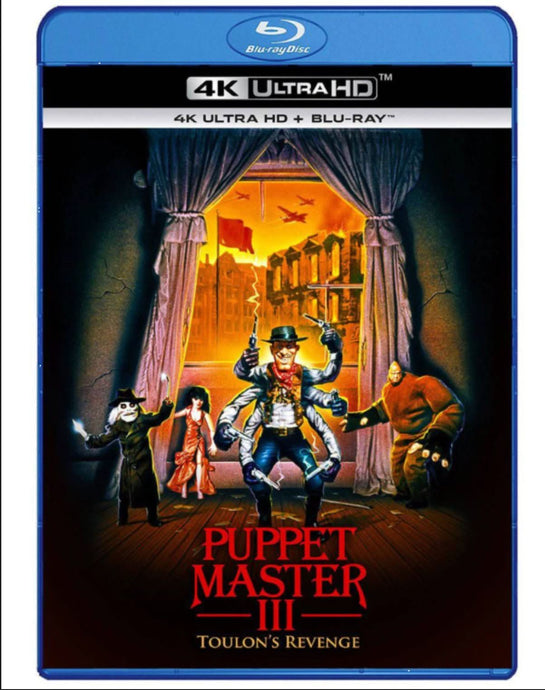 Puppet Master III 4k Ultra HD Blu-Ray + 1080p Blu-Ray - Media