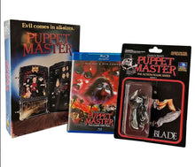 Load image into Gallery viewer, Puppet Master VHS Retro Big Box Blu-ray / DVD Set Collection - Media
