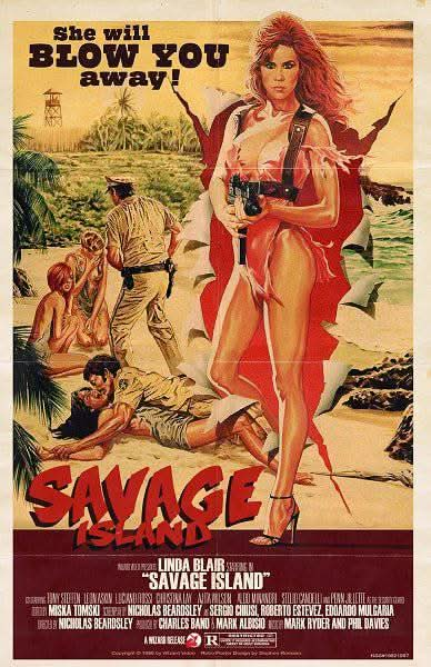 Savage Island 11x17 Print - Full Moon Horror