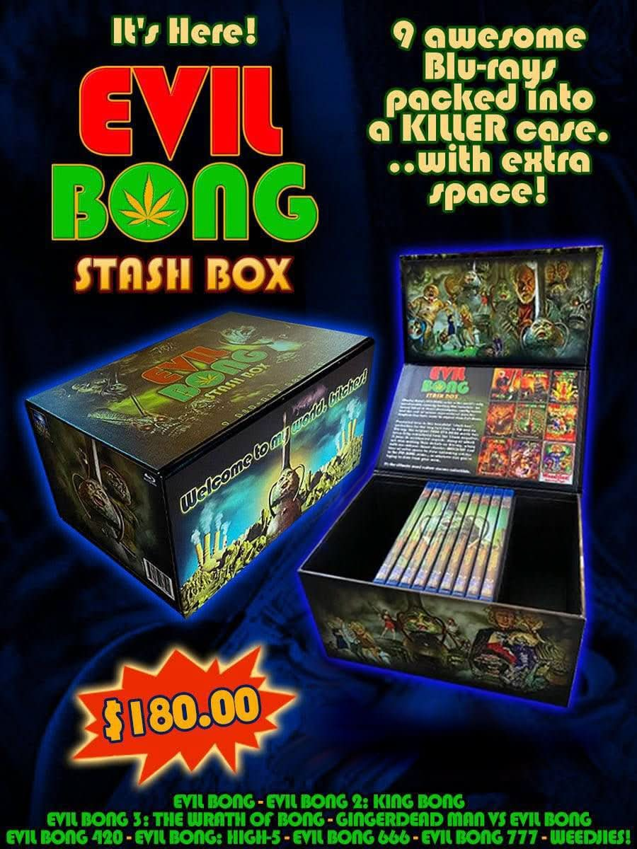 The Evil Bong 9 Blu-ray Stash Box - Media