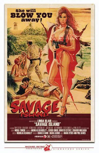 Wizard Video: Savage Island (Big Box VHS) - Media