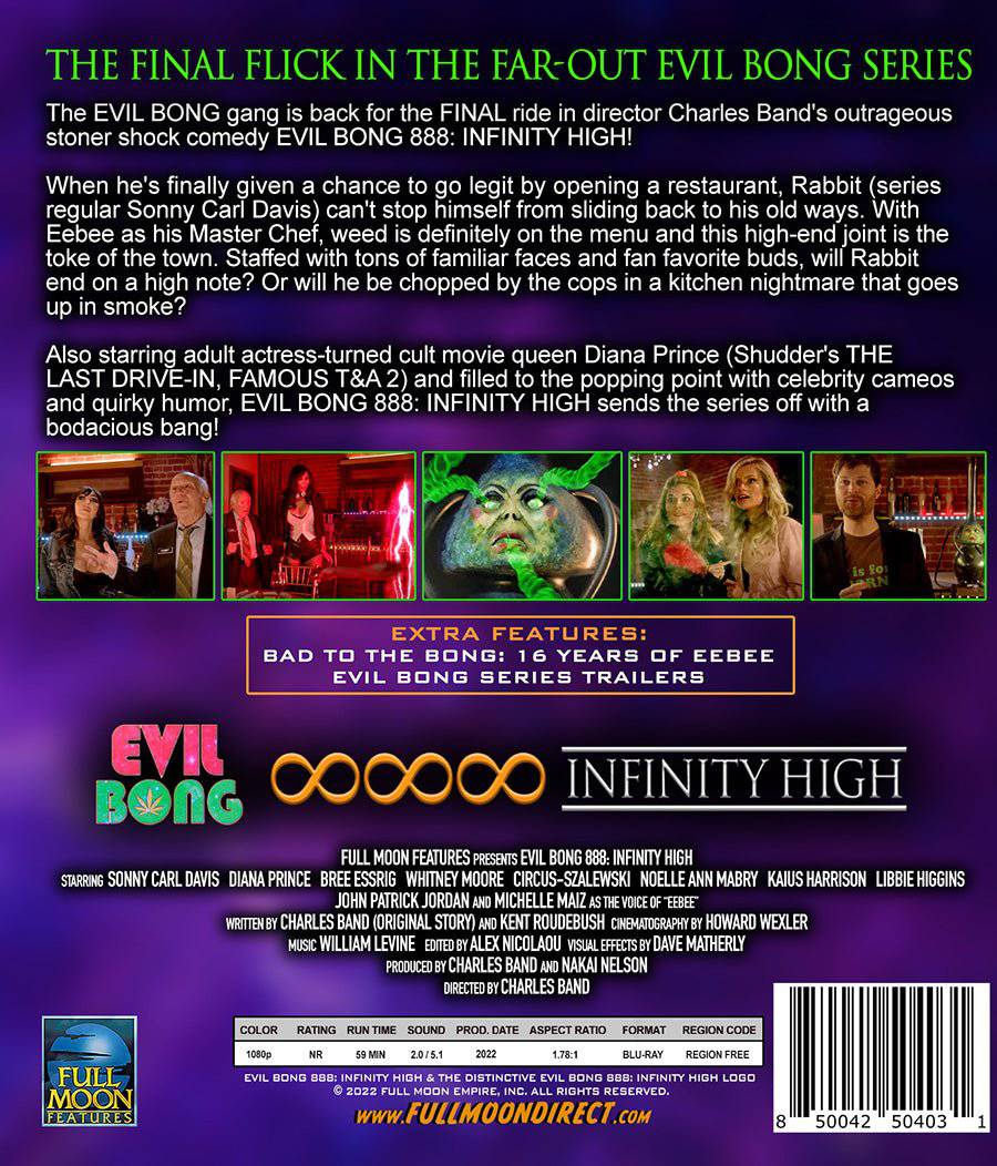 Evil Bong 888: Infinity High, Trailer Premiere, Sonny Carl Davis, Diana  Prince