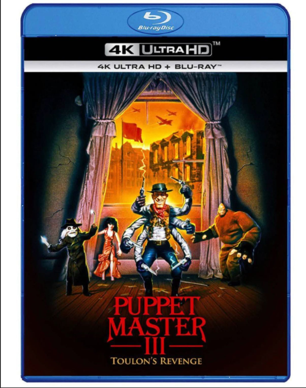 Puppet Master III 4k Ultra HD Blu-Ray + 1080p Blu-Ray